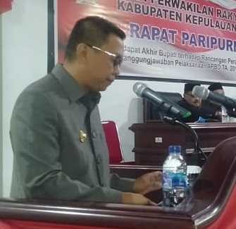Bupati Selayar Sampaikan Pendapat Akhir Pelaksanaan APBD T.A. 2019