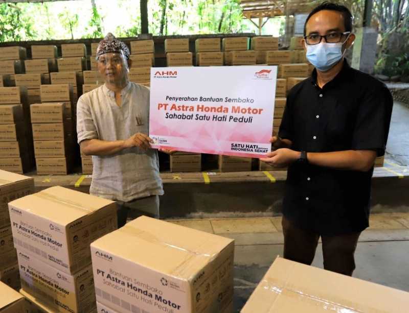 Peduli Pegiat Budaya, AHM Salurkan Bantuan Hadapi Pandemi