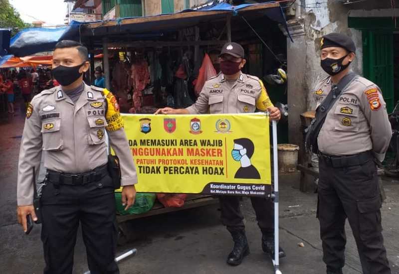 Polres Pelabuhan Makassar Edukasi Warga, Jaga Diri dan Keluarga