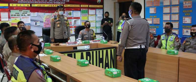 Polres Pelabuhan Makassar Latihan Pra Ops Patuh 2020