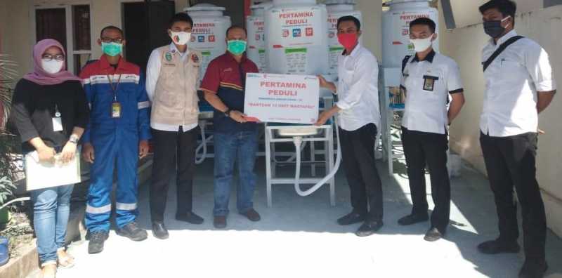 Cegah Penyebaran Covid-19, Pertamina Ajak Warga Parepare Sering Cuci Tangan