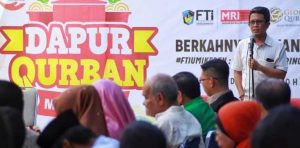 FTI UMI,ACT dan Gojek Makassar Kerjasama Salurkan Daging Qurban