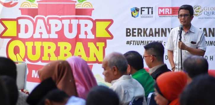 FTI UMI,ACT dan Gojek Makassar Kerjasama Salurkan Daging Qurban