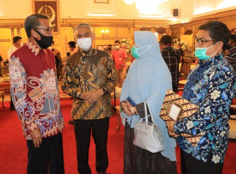 Dihadapan Gubernur, Husler Paparkan Kinerja TGTPP Tangani Covid 19