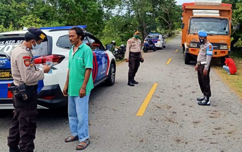 Polres Selayar Razia dan Operasi di Pelabuhan Pamatata