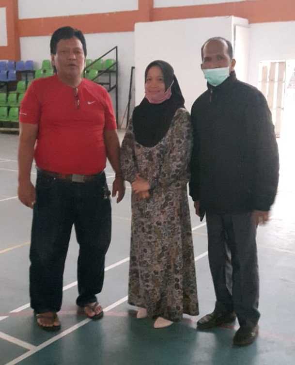 Kunjungi GOR Maspul, Mustain Sumuele Nilai Banyak Sarana Prasarana Rusak