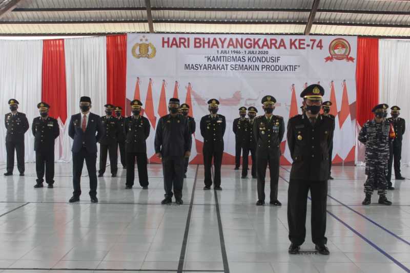 Wakil Ketua DPRD Ikut Apel HUT Bhayangkara Ke-74