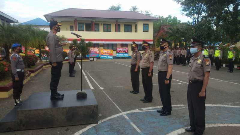 HUT ke-74 Bhayangkara, 26 Anggota Polres Pangkep dapat Kado Spesial 