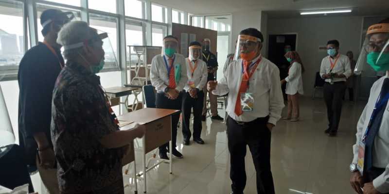 Rektor UNM Pastikan UTBK Berjalan Sesuai Protokol Covid