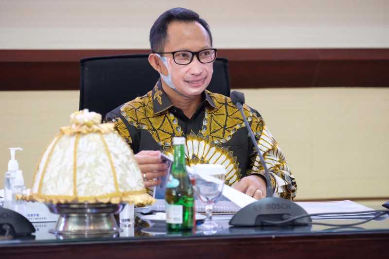 Pilkada Serentak, Bupati Luwu Timur Ikuti Rapat Bersama Mendagri
