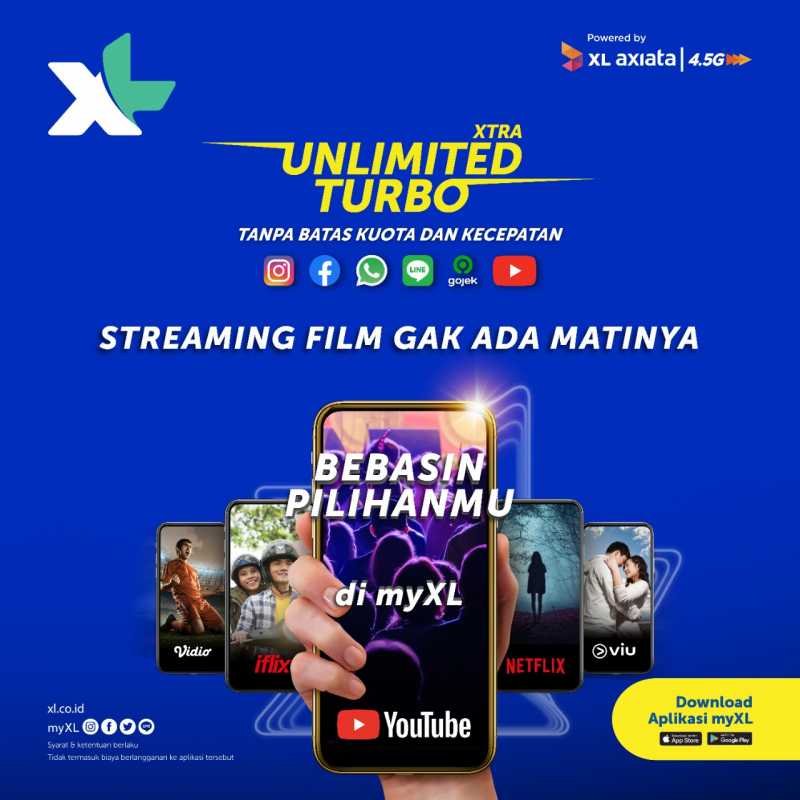 Fitur Baru “XTRA UNLIMITED TURBO” Bagi Pelanggan XL