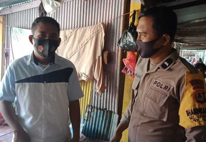 Edukasi Protokol Kesehatan Warga, Ini yang Dilakukan Bhabinkamtibmas Gusung