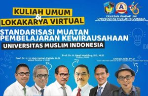 Kuliah Umum dan Lokakarya Virtual, UMI akan Hadirkan Sandiaga Uno