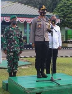 Apel Gelar Pasukan Operasi Penanganan Covid-19, Ini Penegasan Kapolres