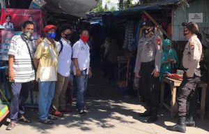 Gencarkan Protokol Kesehatan, Polres Pelabuhan Makassar Rutin Blusukan ke Pasar