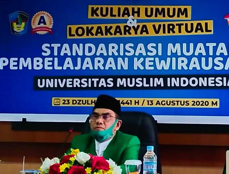 Kuliah Umum dan Lokakarya Virtual, Rektor UMI Tekankan 3 Program Unggulan Kuliah Umum dan Lokakarya Virtual, Rektor UMI Tekankan 3 Program Unggulan