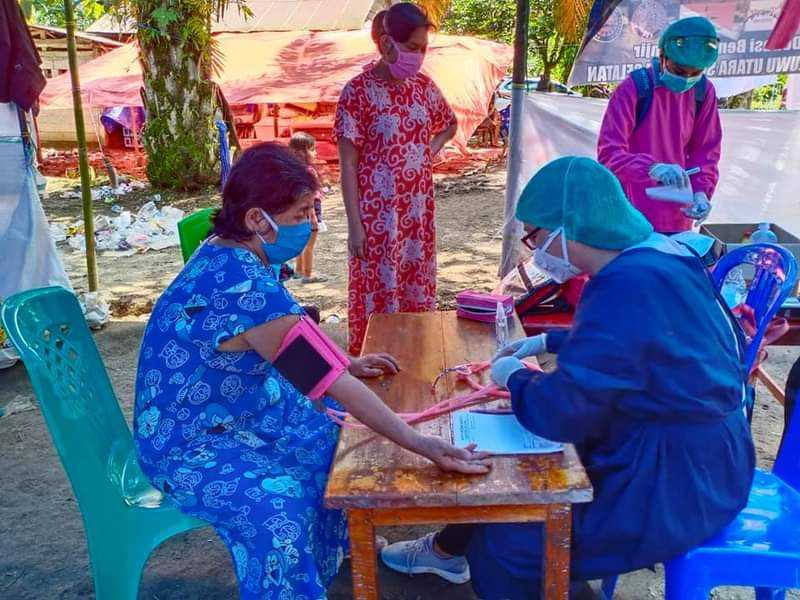 Puskesmas Baebunta Tiap Hari Beri Pelayanan Kesehatan Terhadap Pengungsi di Petambua dan Meli