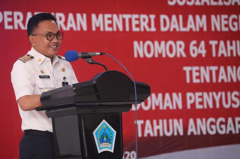 Kabupaten Bantaeng Jadi Tuan Rumah Sosialisasi Permendagri  Nomor 64 Tahun 2020