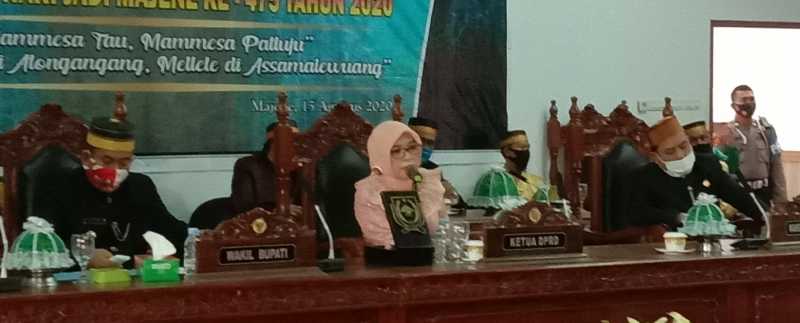 DPRD-Pemkab Peringati Hari Jadi Majene di Tengah Pandemi Covid-19