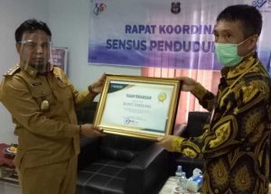 Hadapi Sensus Penduduk Tahap II, Wabup Enrekang dan BPS Rakor Virtual