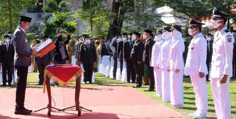 76 Pejabat Tinggi Pratama, Administrator dan Pengawas Pemkab Gowa Dilantik