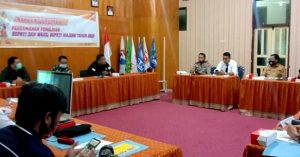 31.8 foto majene KPU Jelang Pendaftaran, KPU Majene Rapat Koordinasi Pengamanan