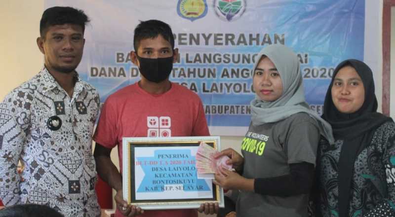 Pemdes Laiyolo Salurkan BLT DD Tahap III untuk 100 KK Penerima Manfaat