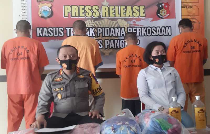 Kapolres Pangkep: Empat Terduga Asusila Terancam 12 Tahun Penjara