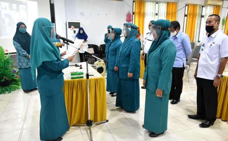 Ketua TP PKK Pattalassang, Sanrobone, dan Galesong Resmi Dilantik
