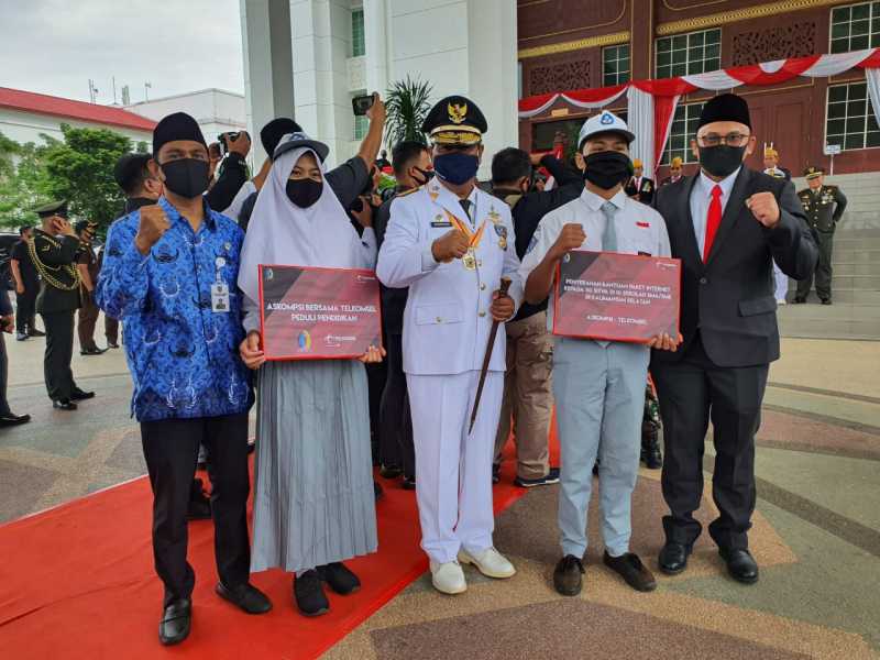 Telkomsel Pamasuka Beri Bantuan Paket Data dan CLoudX di 7 Propinsi