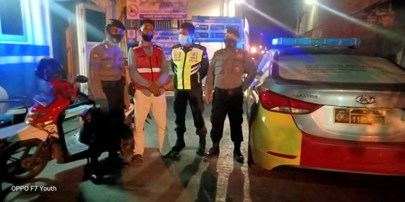 Cegah Kriminalitas, Polsek Kawasan Soekarno Hatta Gencar Patroli Malam