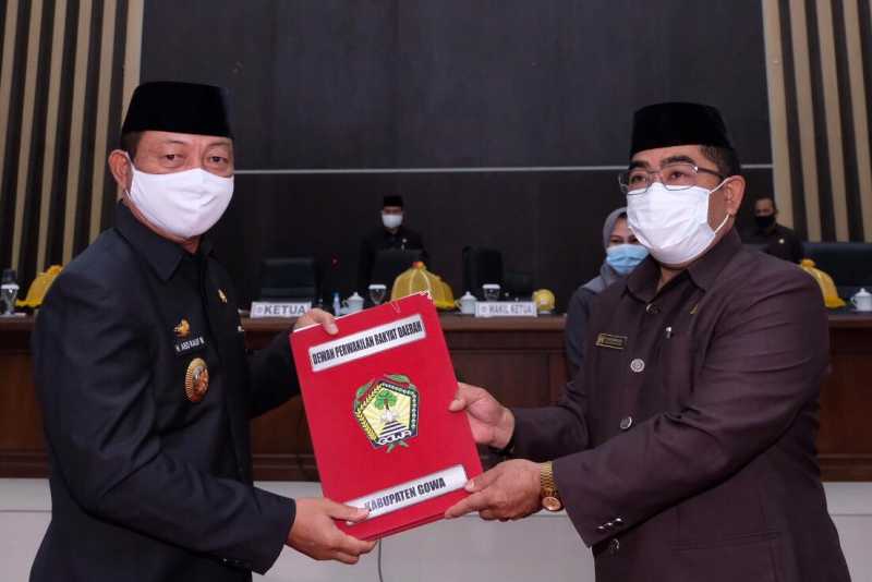 Perda Wajib Masker dan Penerapan Protokol Kesehatan di Gowa Disahkan