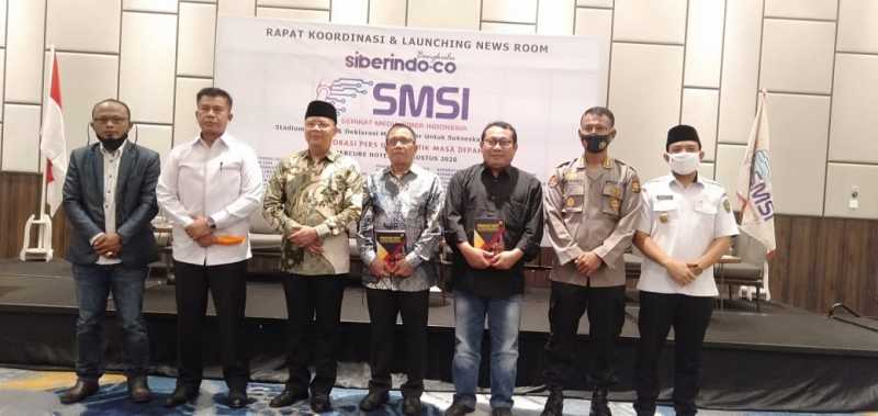 Dari Launching Newsroom Siberindo, Rohidin Mersyah: Jangan Ciptakan Ruang Hoaks