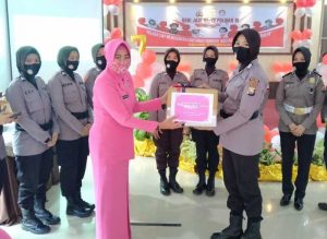 Polres Enrekang Syukuran Sederhana, Rayakan Hari Polwan Ke-72