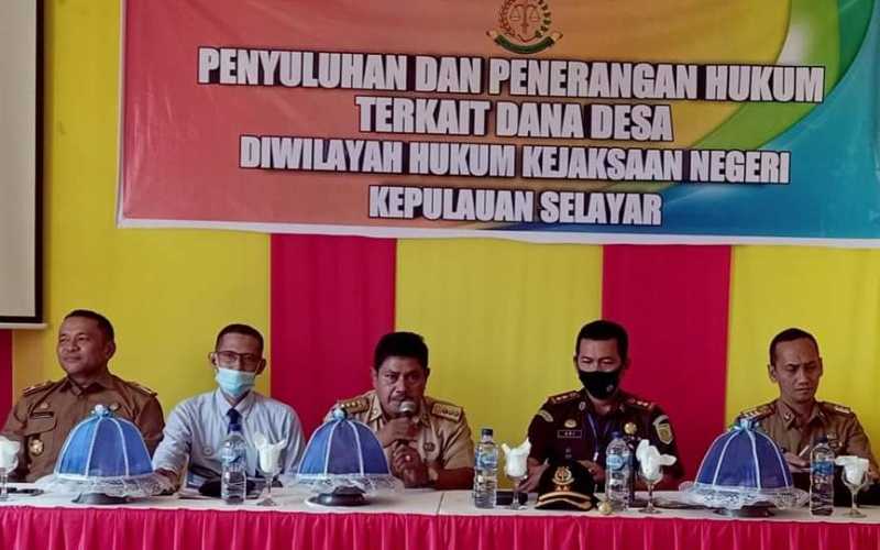 Kejari Selayar Penyuluhan Hukum, Fokus Bahas Dana Desa