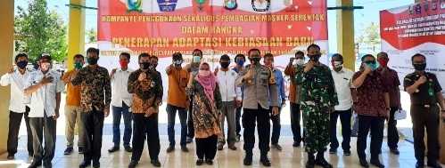 Cegah Penularan Covid-19, Polres Majene Kampanye Penggunaan Masker