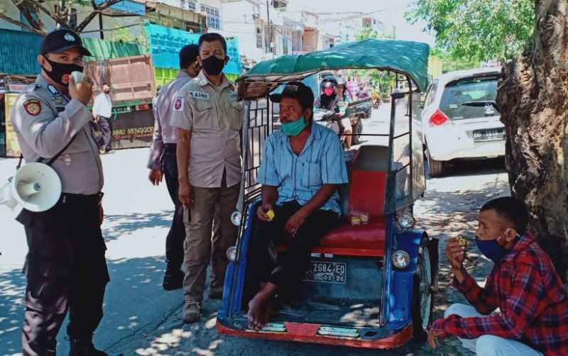 Tiga Pilar Kelurahan Malimongan Operasi Yustisi