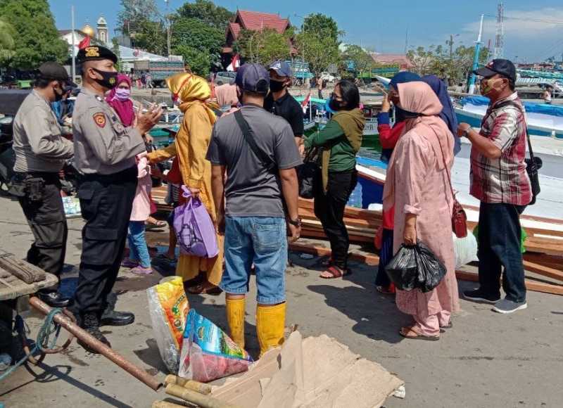 Operasi Yustisi, Polres Pelabuhan Terapkan Sanksi Push Up Higga Denda Administrasi