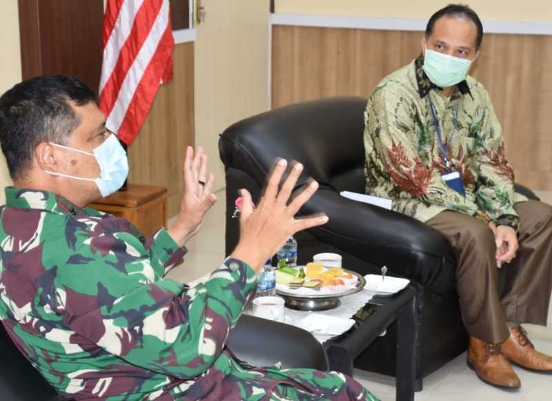 Danlantamal VI Terima Kunjungan GM PT. Pertamina (Persero) MOR VII Sulawesi