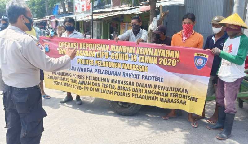 Satbinmas Polres Pelabuhan Makassar Operasi Bina Waspada, Ini Tujuannya