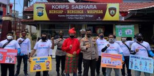 Gandeng Komunitas Motor NMX, Polres Pelabuhan Kampanyekan "Ayo Pakai Masker"