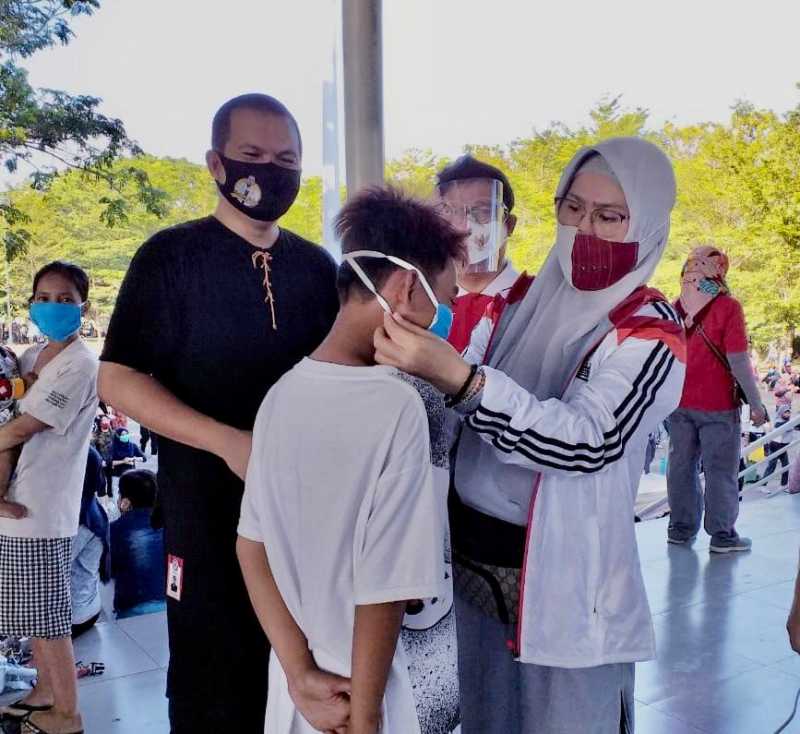 Rektor UIM Kampanye Disiplin Pakai Masker Tangkal Covid-19