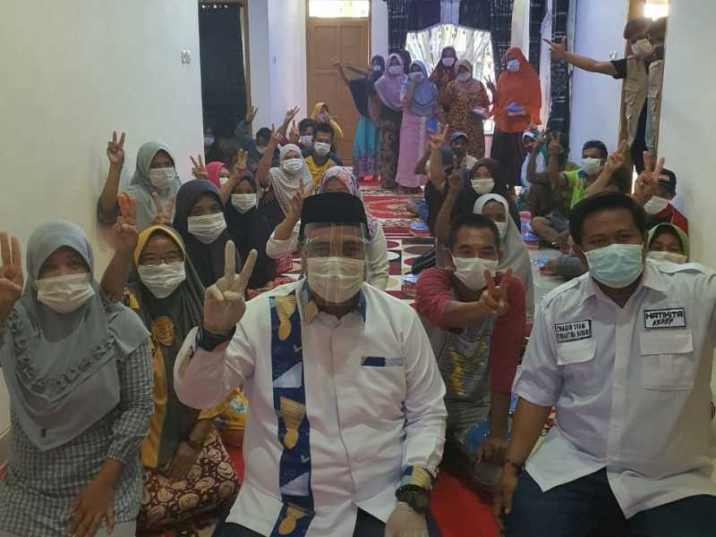Sehari, Pasangan Chaidir - Suhartina Blusukan di 20 Titik
