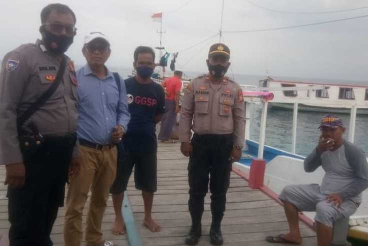 Beri Rasa Aman, Polres Pelabuhan Pengamanan Kampanye di Pulau Barrang Caddi