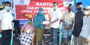 Tanggap Darurat Bencana, PT Semen Tonasa Santuni Warga Korban Kebakaran