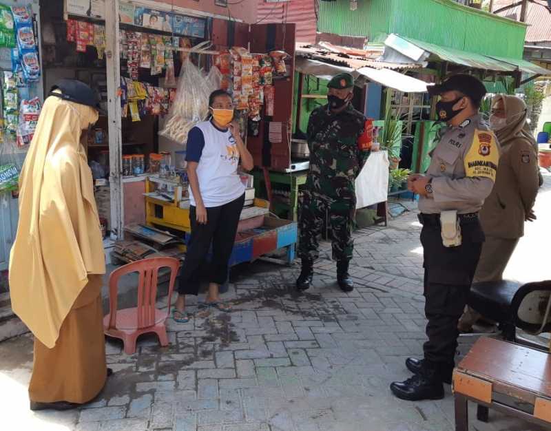 Tiga Pilar Malimongan Tua Patroli di Wilayah Polres Pelabuhan Makassar