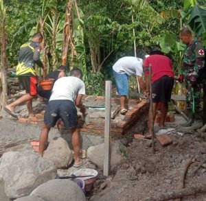 Dandim 1420 Sidrap : 18 Water Closet Kita Bangun di Lokasi TMMD