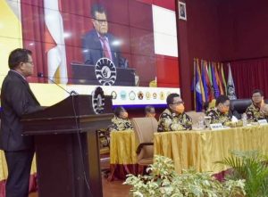 16.10 foto UNM Rektor UNM Buka International Joint Conference on Science and Technology