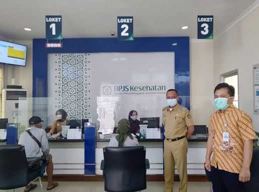 Wakil Walikota Palopo Apresiasi Penerapan Tatanan Kebiasaan Baru di BPJS Kesehatan