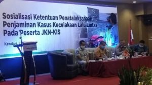 Tegaskan Penjaminan Lakalantas, BPJS Kesehatan Kendari Gelar Sosialisasi Bersama Jasa Raharja